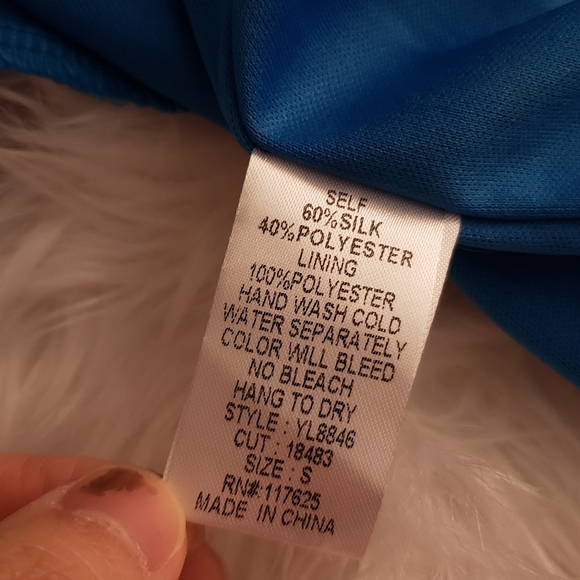 Blue Maxi Dress size S - Picture 5 of 6